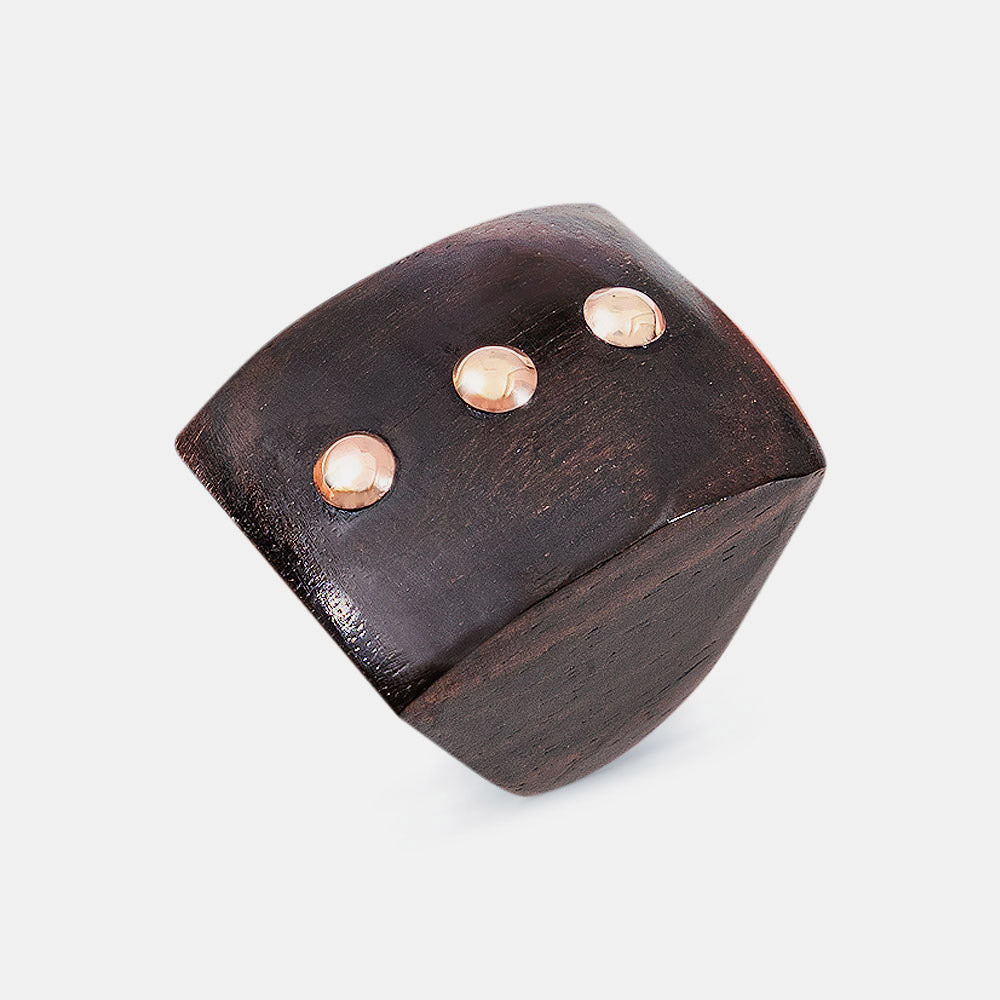 Anillo de ébano con oro de 18 kt